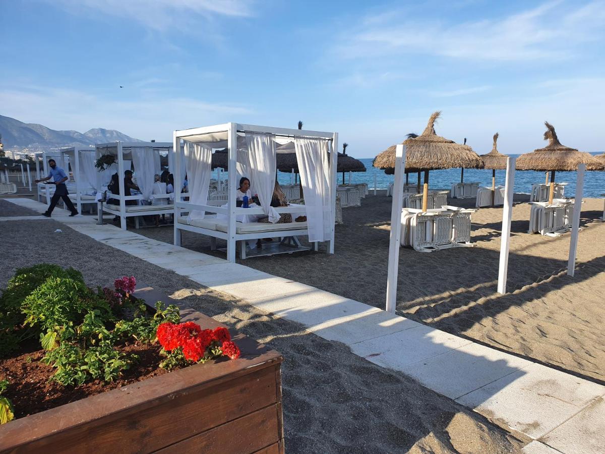 Luxury Beachfront Apartment With Pool, Sauna, Fitness And Gym In Province Malaga, Andalusia Mijas Eksteriør billede