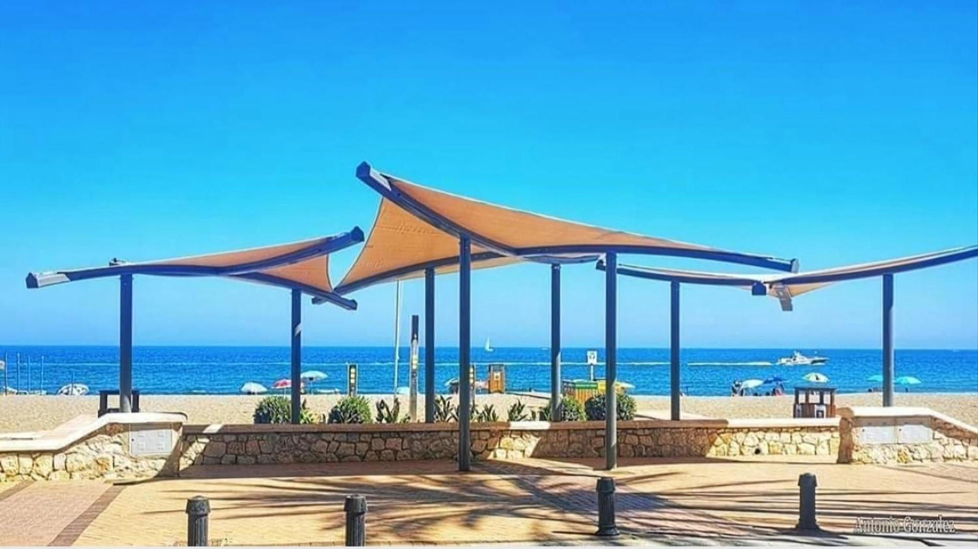 Luxury Beachfront Apartment With Pool, Sauna, Fitness And Gym In Province Malaga, Andalusia Mijas Eksteriør billede